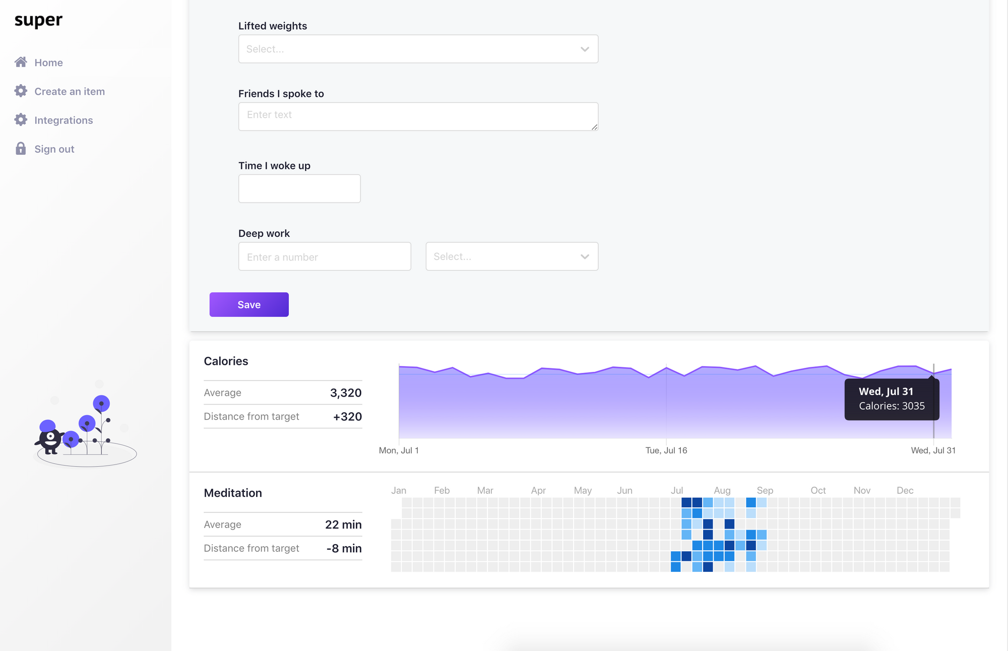 Going Super: Quantifying and Optimizing Your Life